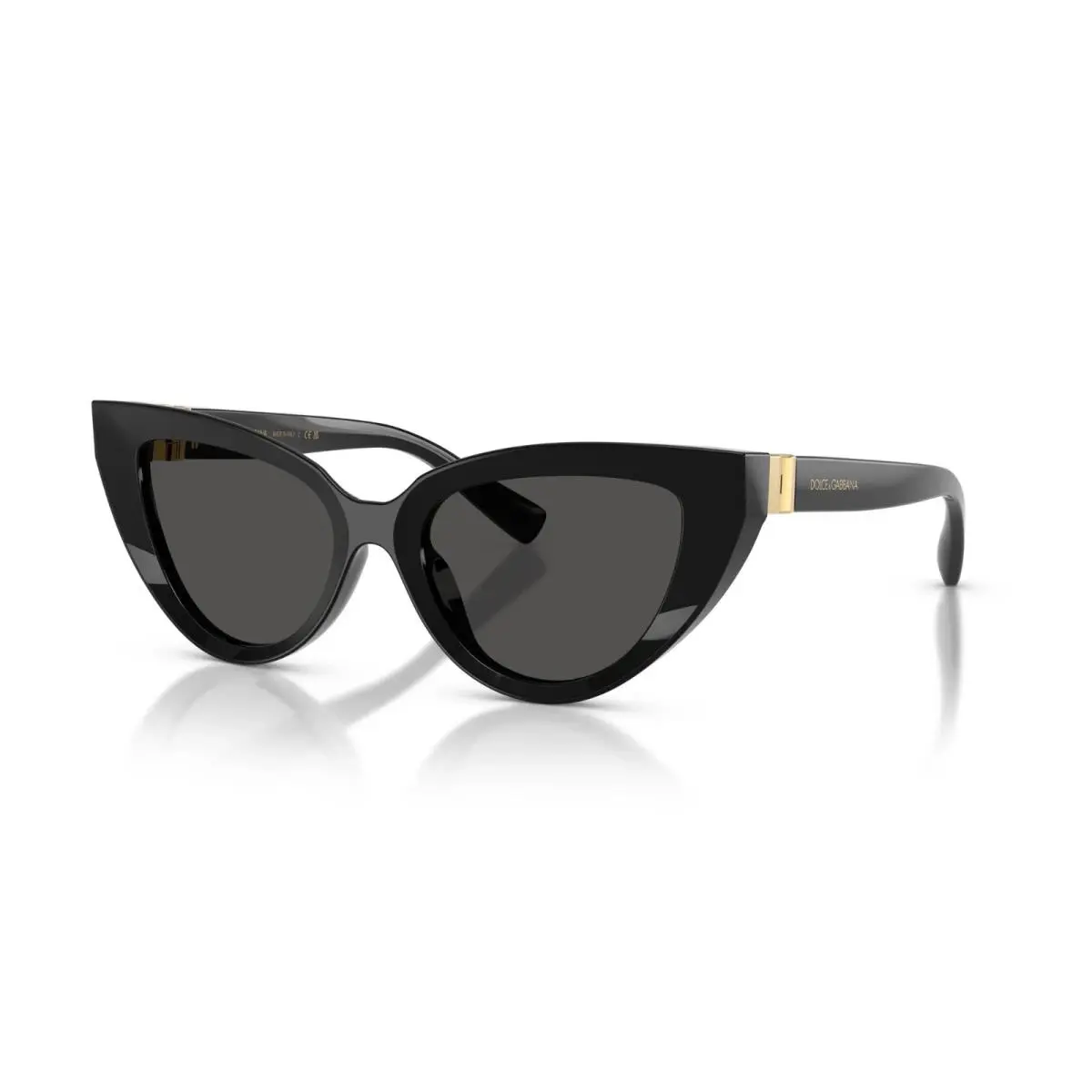 Dolce Gabbana DG 4497 Black and Gold/grey 501/87 Sunglasses