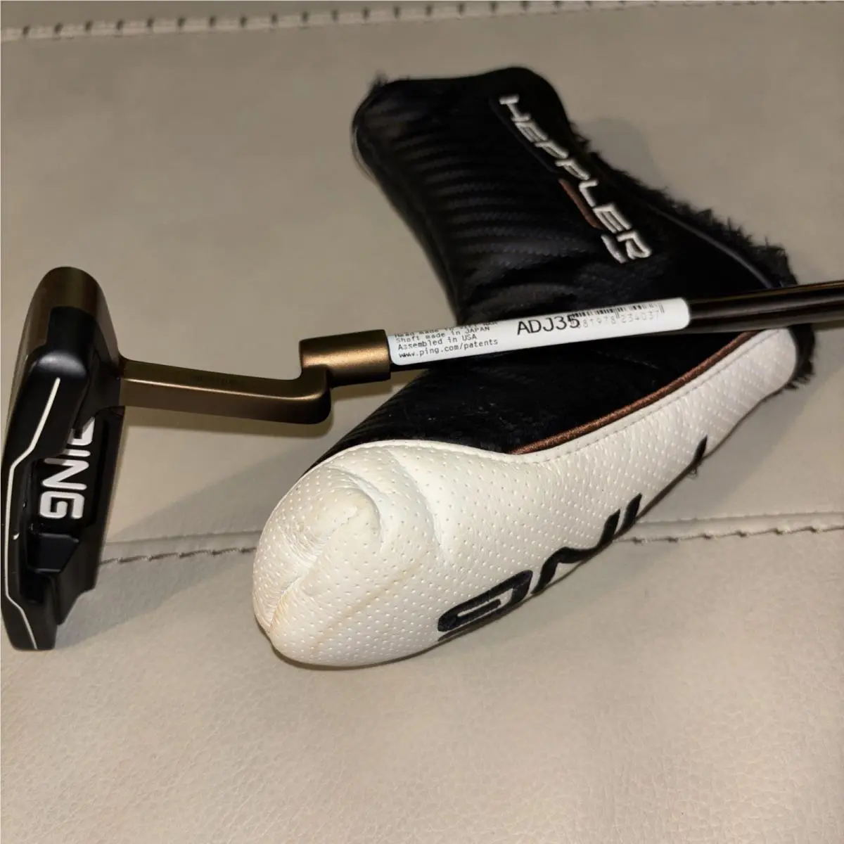 Ping Heppler Anser 2 Putter ADJ35 Adjustable 35” Slight 32 TO 36 -copper