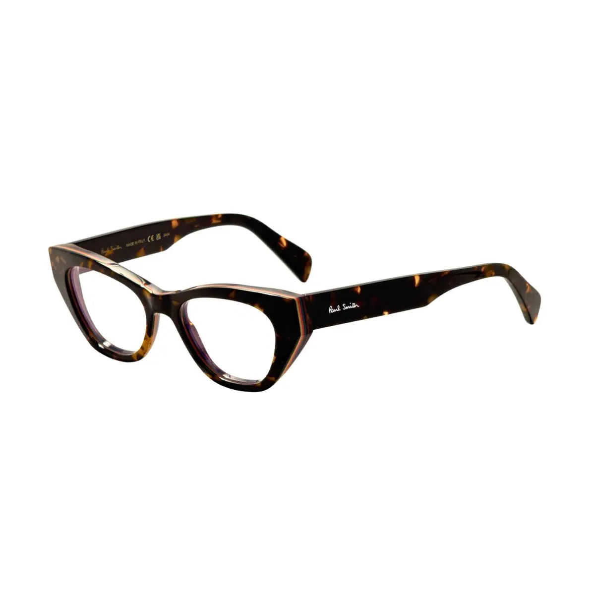 Women`s Korda 50mm Havana Multistripes Eyeglasses PS24606-214-50 by Paul Smith