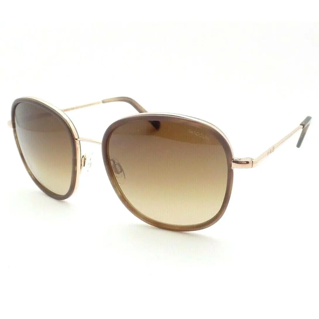 Elinor Fusion Rose Gold Cape Sand Brown Horn EI000 Usa Sunglasses by Randolph