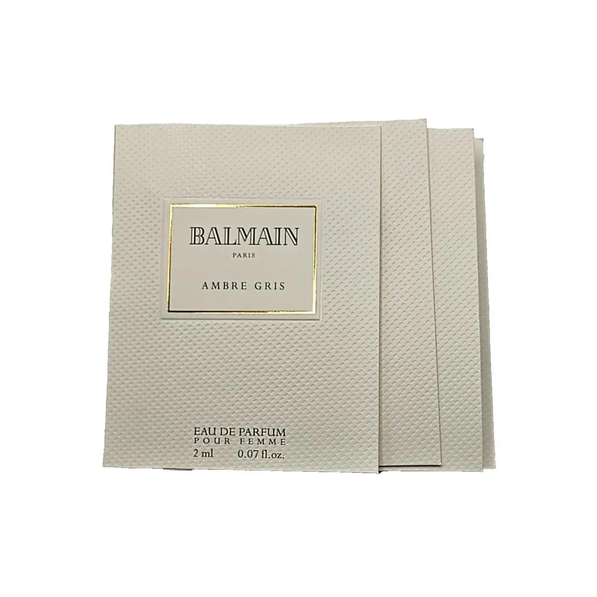 3 Balmain Ambre Gris Samples 2ml
