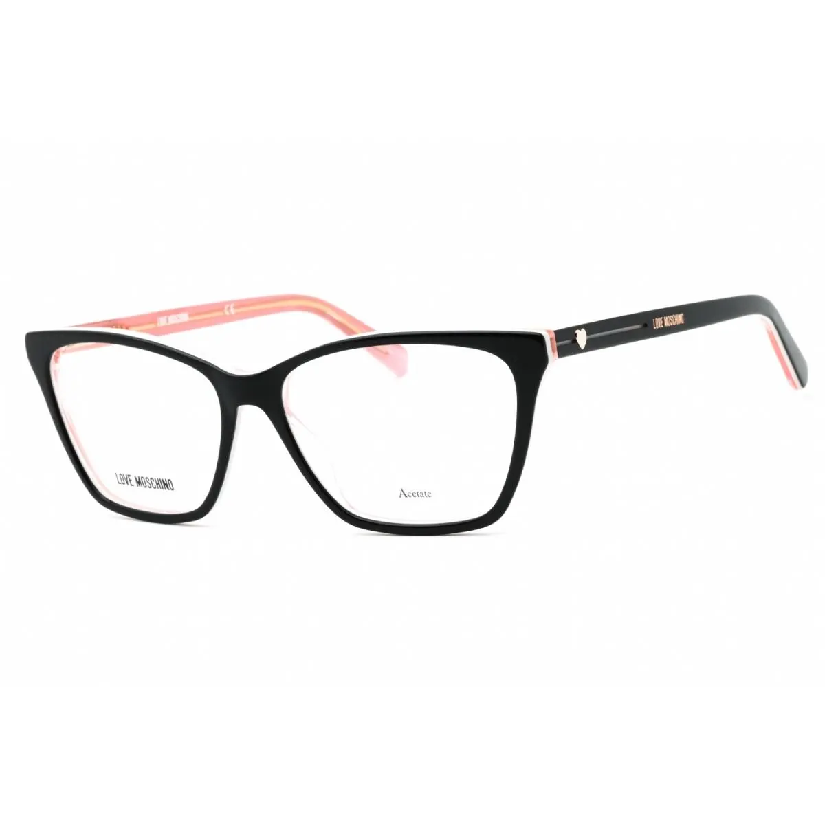 Moschino Love MOL547-807-53 Eyeglasses Frame Size 53mm 15mm 140mm Black 7167362