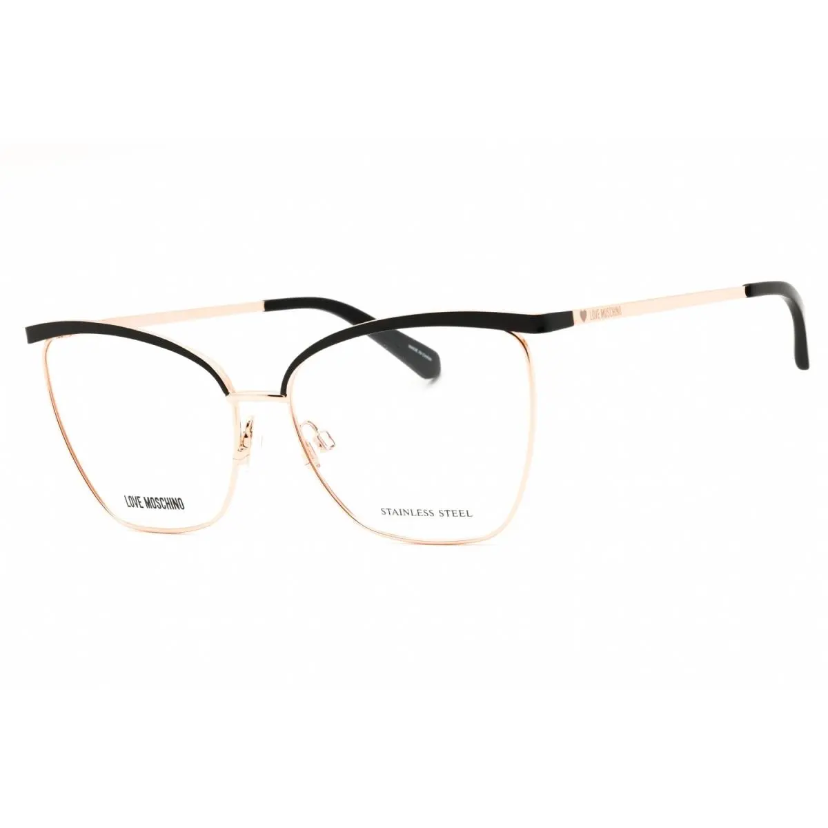 Moschino Love MOL596-2M2-56 Eyeglasses Frame Size 56mm 15mm 140mm Blackgold Wom