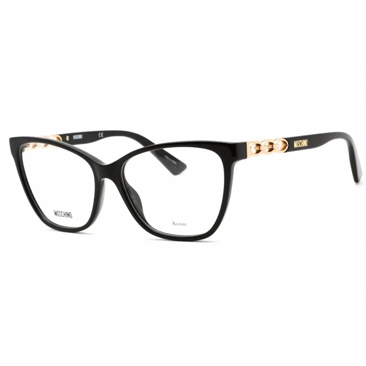 Moschino MOS588-807-53 Eyeglasses Frame Size 53mm 15mm 140mm Black Women 716736
