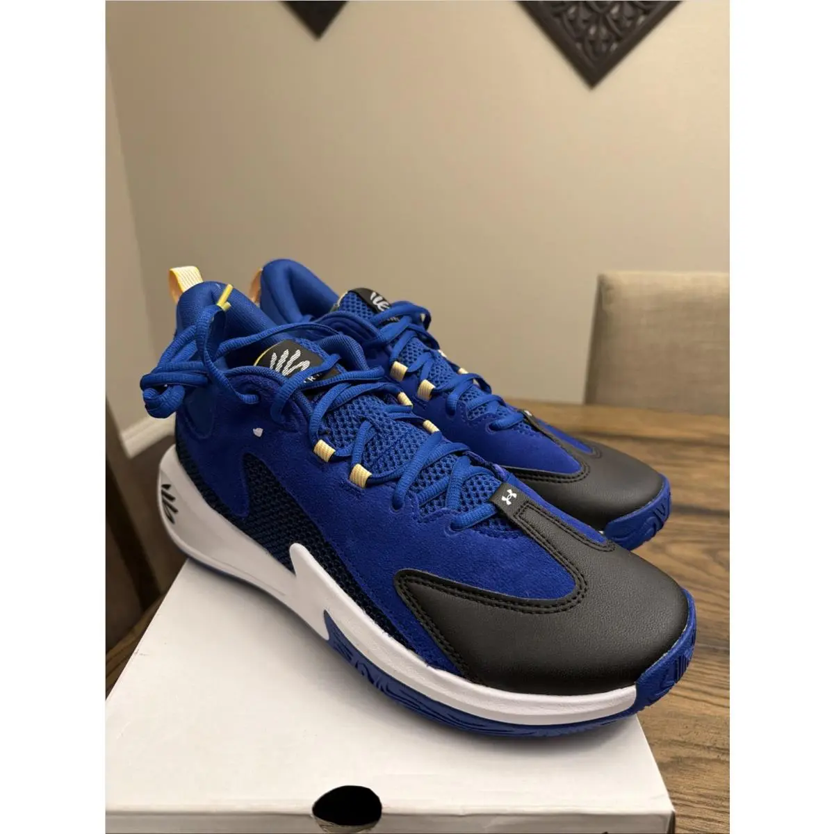 Nike Under Armour Curry 3Z 25 Sde Royal Blue/white/yellow 6000750-400 Size 10.5 …R15
