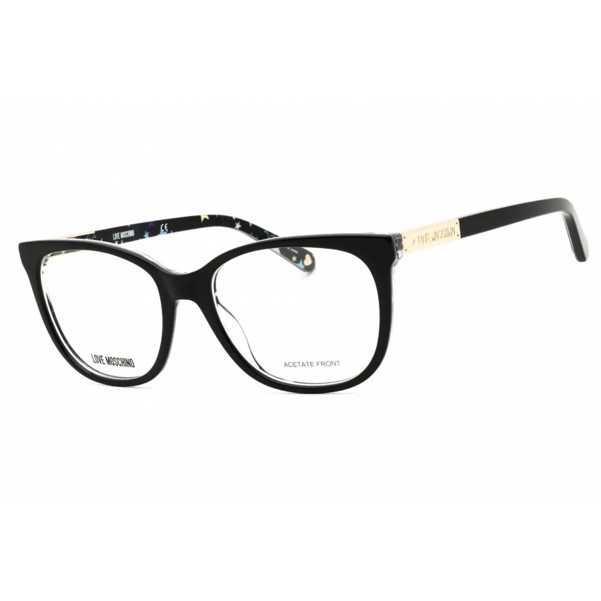 Moschino Love MOL564-807-53 Eyeglasses Frame Size 53mm 18mm 140mm Black Women 7