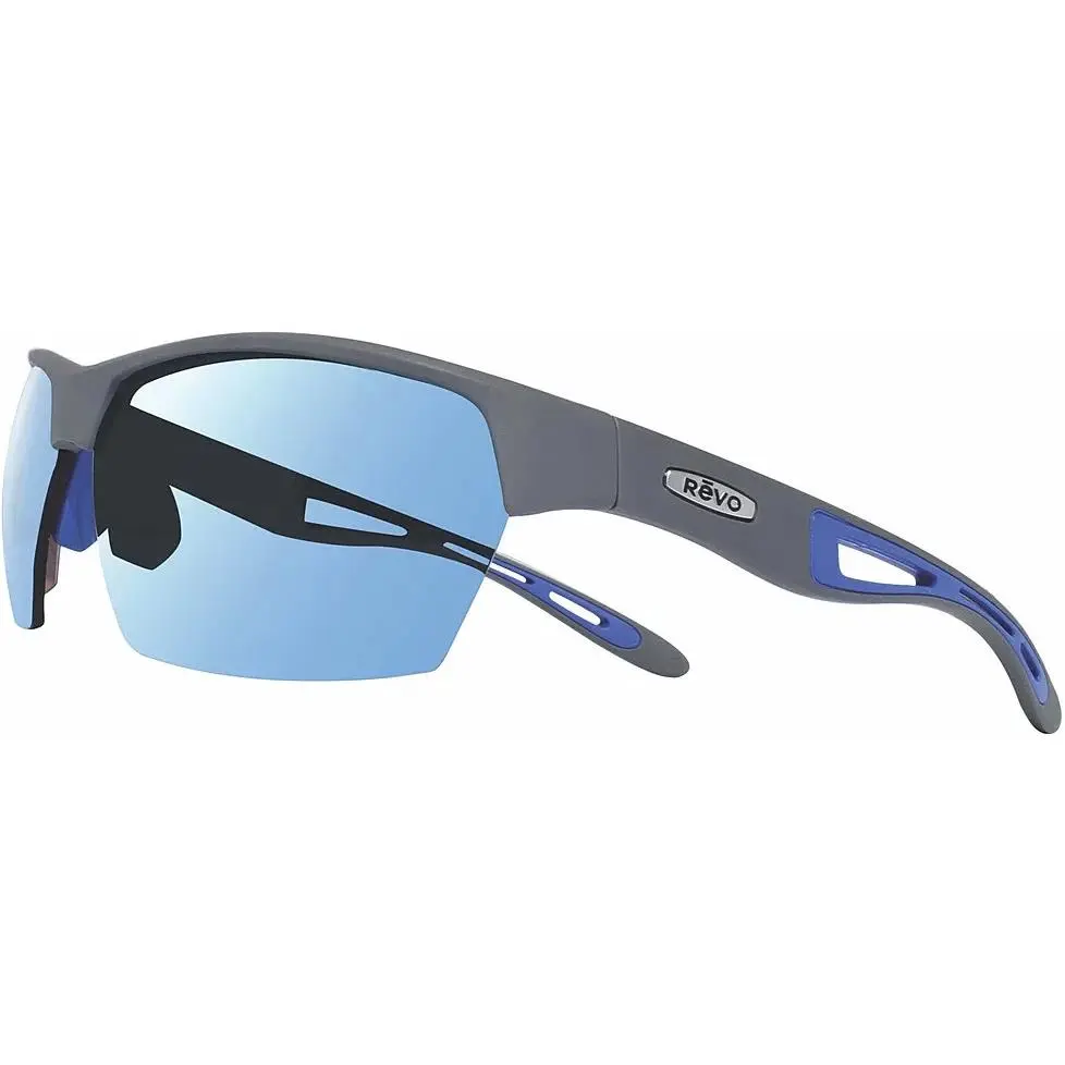 Sunglasses Jett Matte Grey Frame / Blue Water Polarized Lens RE1167 by Revo