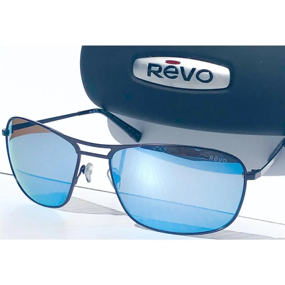 Revo Surge Matte Gunmetal Polarized Blue Water Lens Sunglass 1138 00 BL
