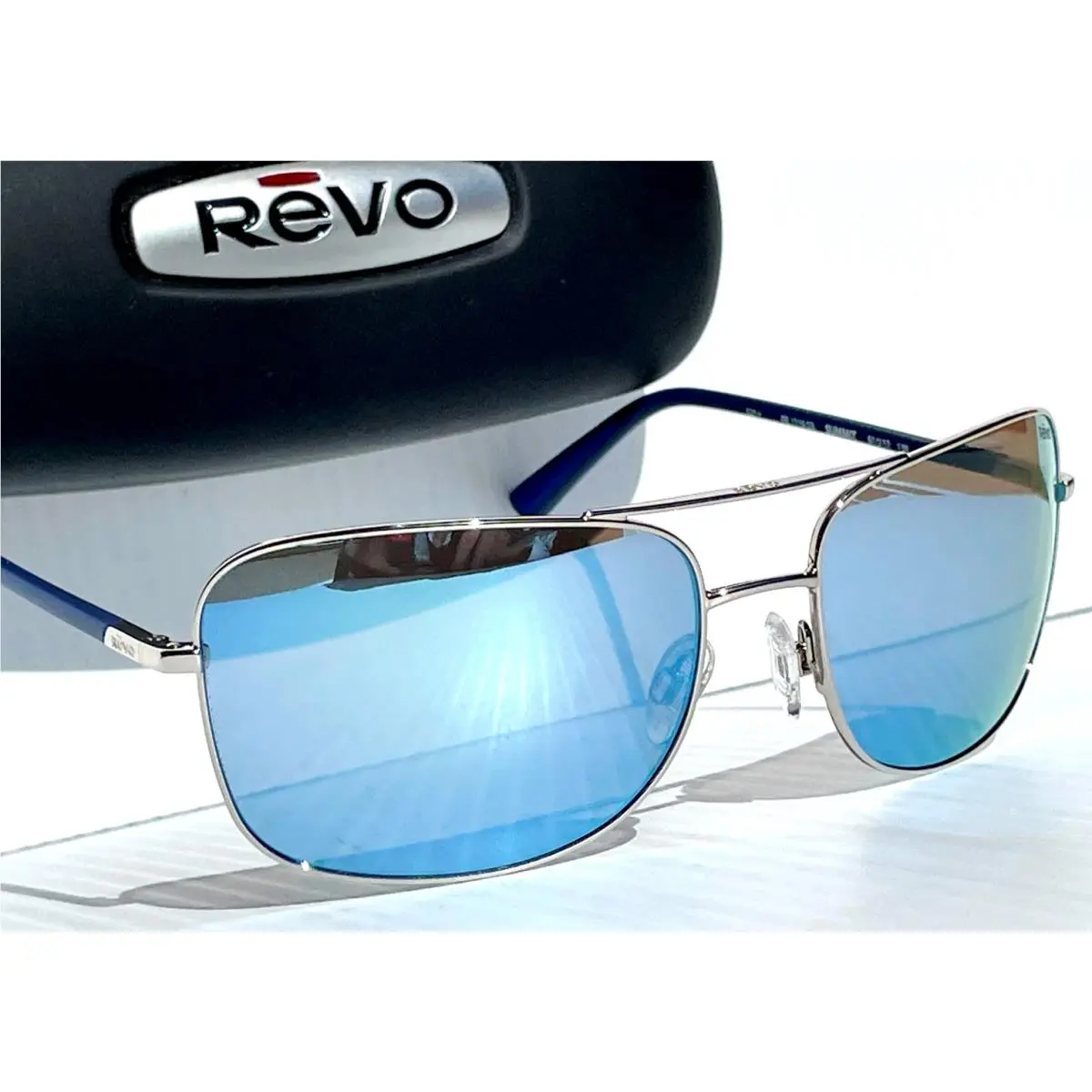 Revo Summit S Shiny Chrome Polarized Blue Water Lens Sunglass 1116 03 BL