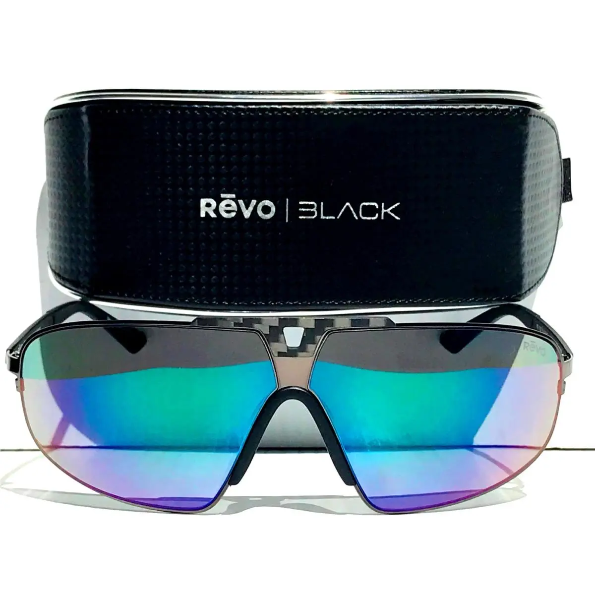 Revo Alpine Shiny Gunmetal Polarized Photochromic Evergreen Sunglass 1182 00 GN