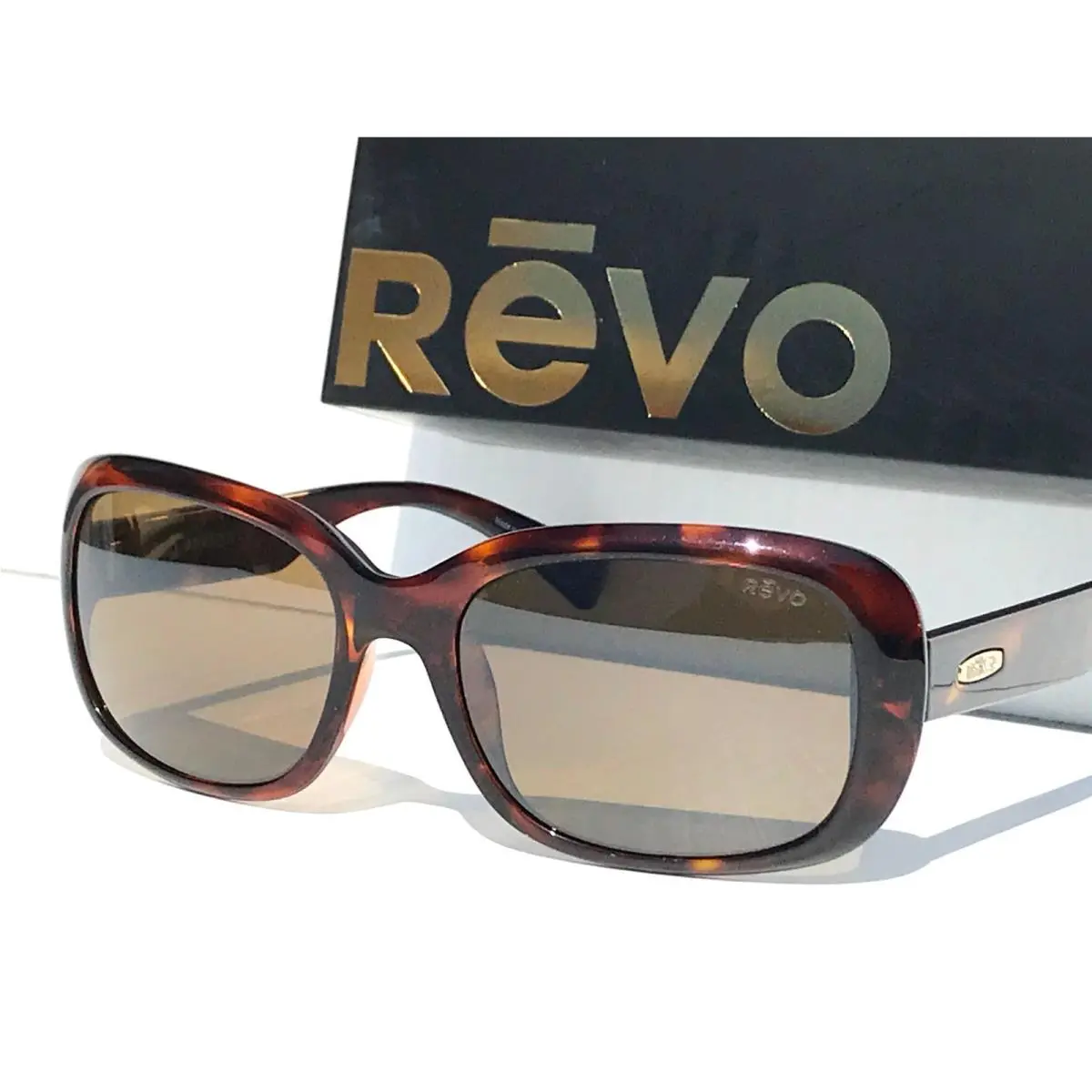 Revo Paxton Shiny Tortoise Polarized Brown Terra Lens Sunglass 1039 02 BR