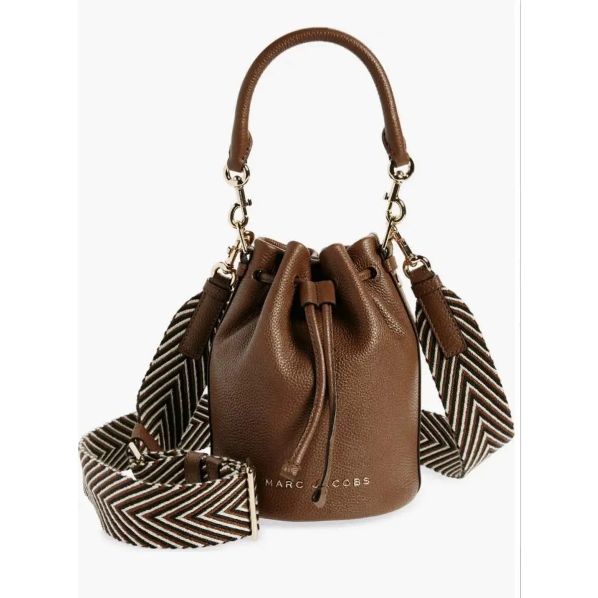 The Groove Webbing Bucket Bag In Cognac 4R3HCR013H02 by Marc Jacobs