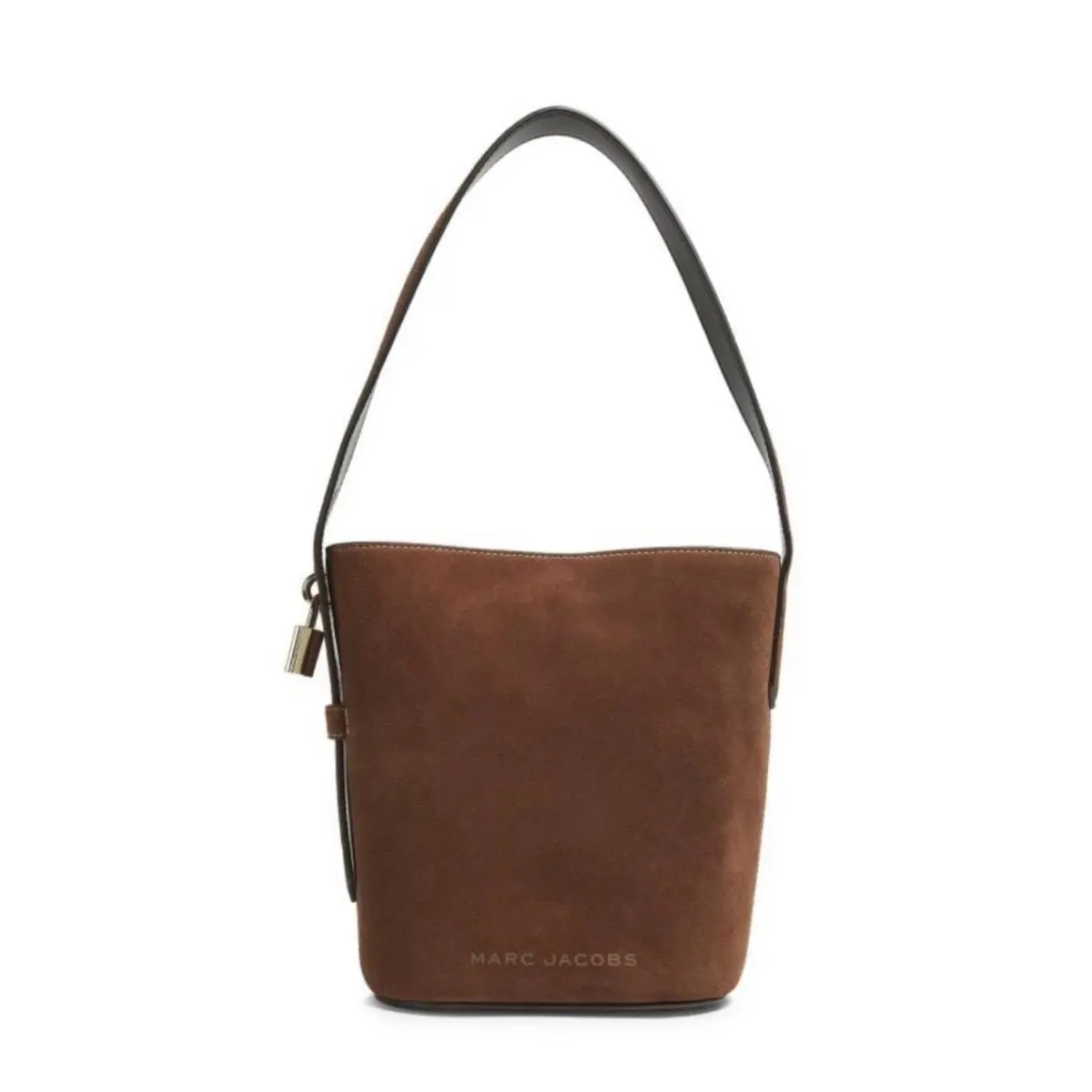 Marc Jacobs The Drifter Suede Bucket Bag Crossbody Cognac