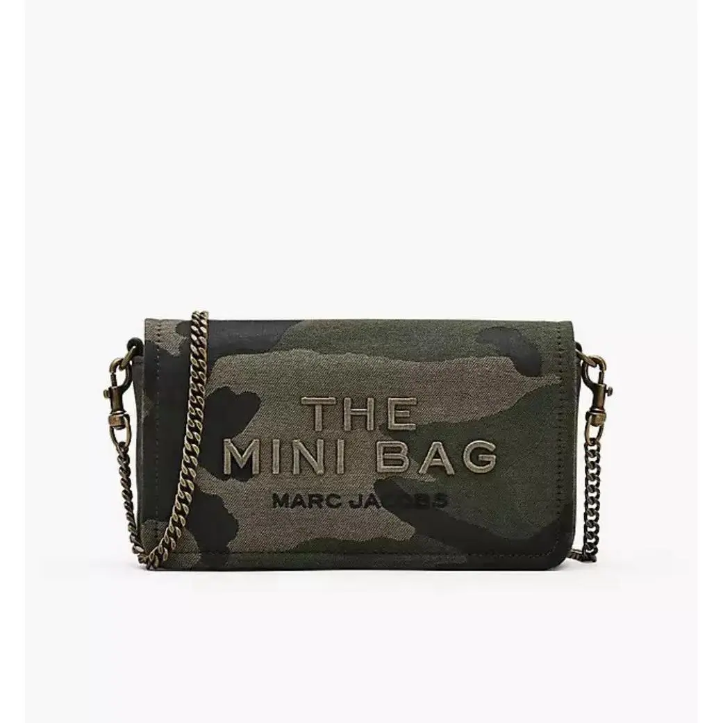 Marc Jacobs Women`s The Camo Jacquard Chain Mini Bag