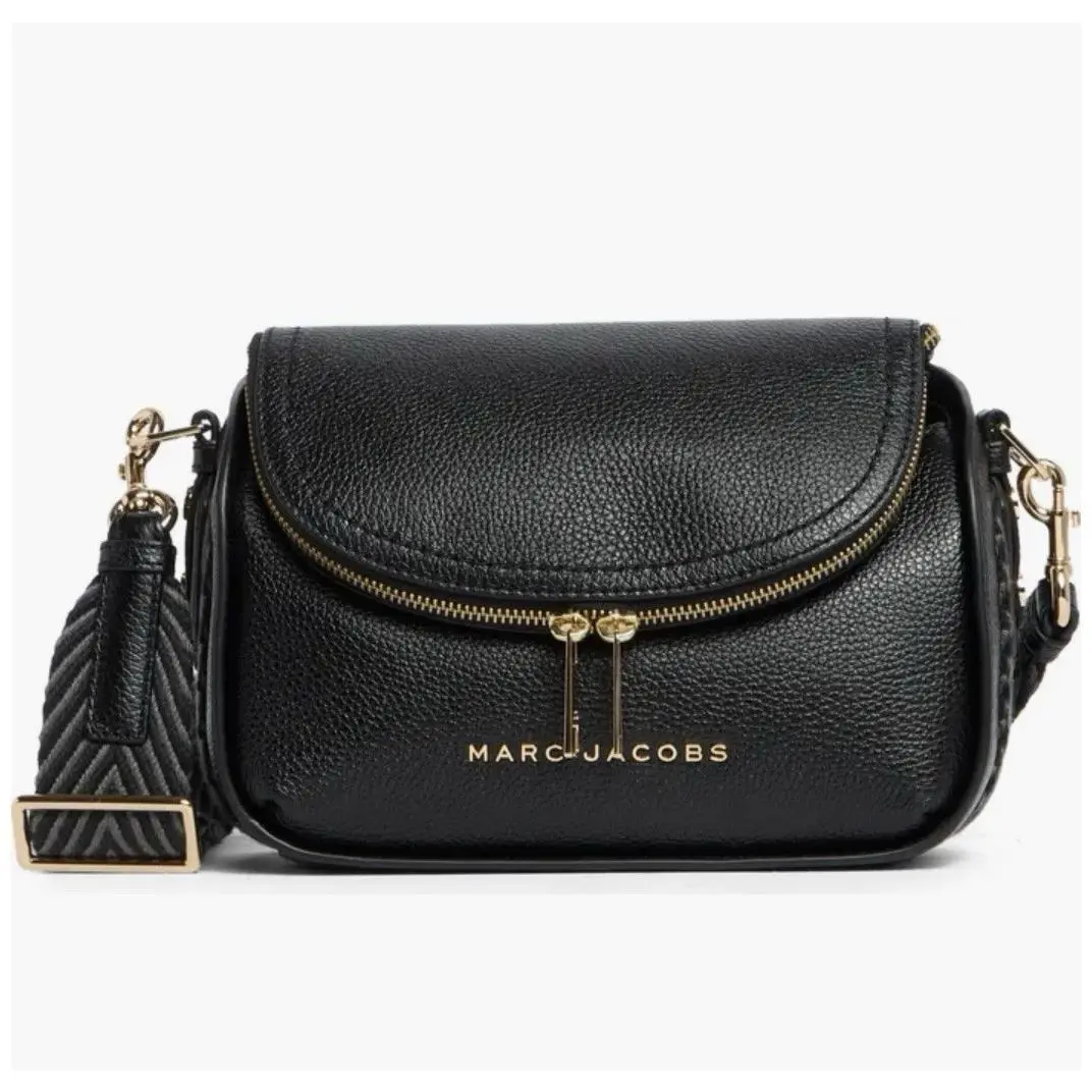 Marc Jacobs Black/gold Hardware Women`s Groove Mini Messenger Crossbody Bag