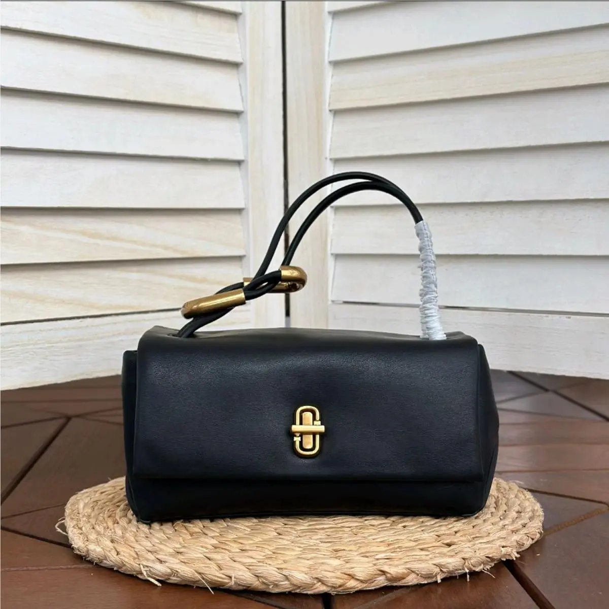 Marc Jacobs The Mini Dual Top Handle Bag Black OS