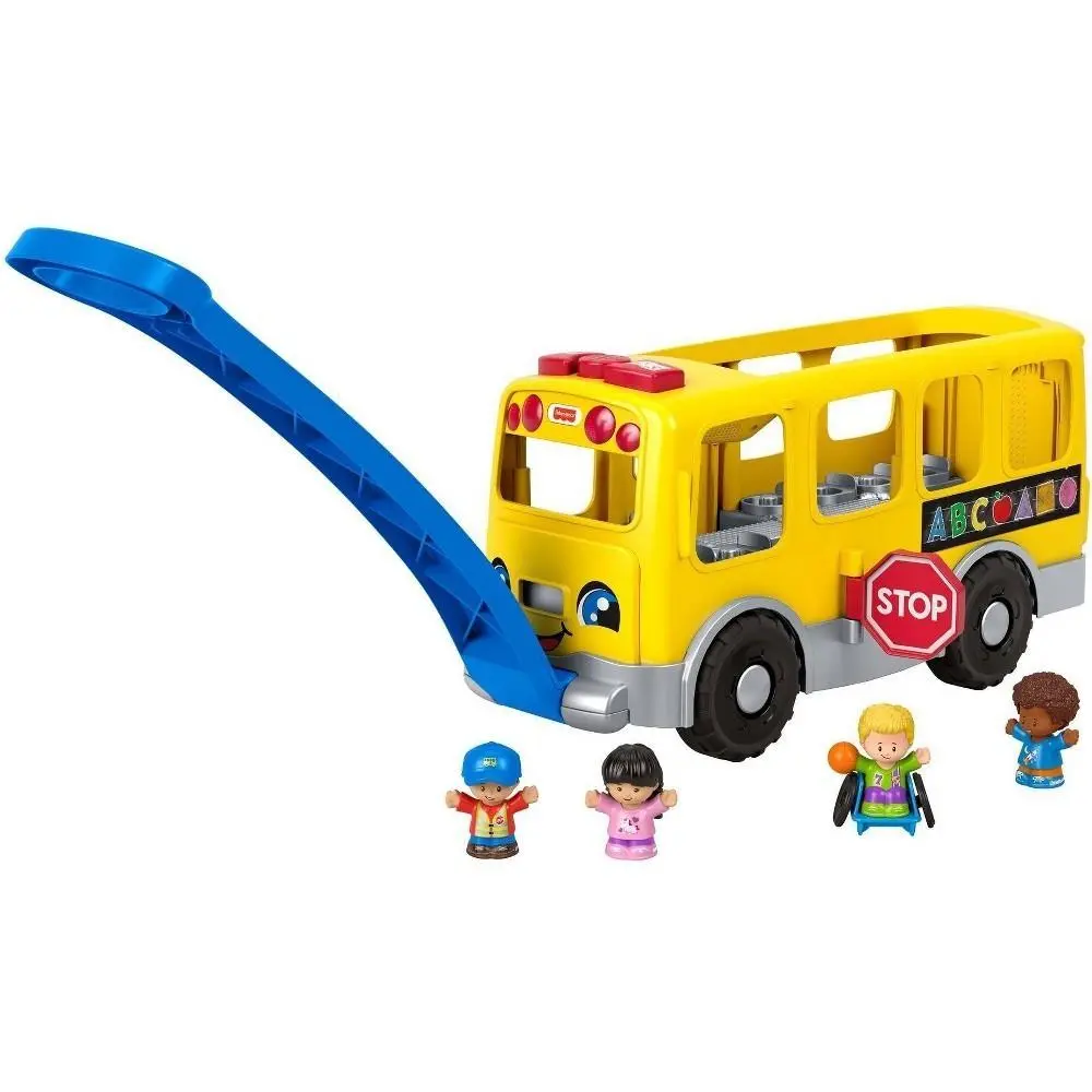 Fisher-price Little People Big Yellow School Bus Musical Learning Toy 1-5 Years