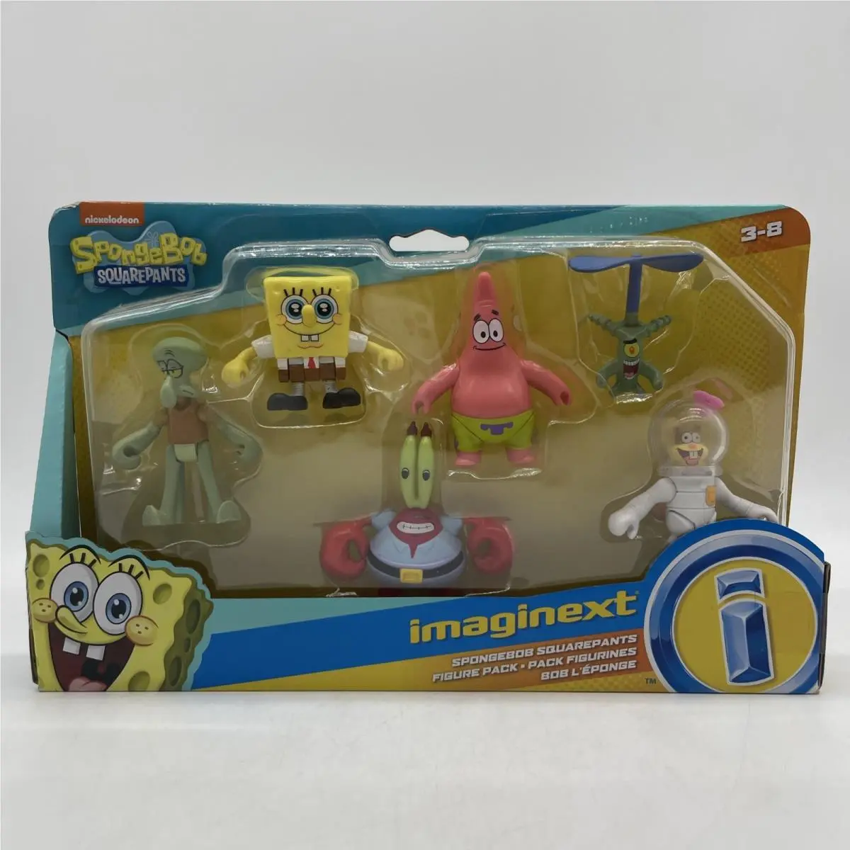 Imaginext Spongebob Squarepants Figure Pack Nickelodeon Squidward Patrick