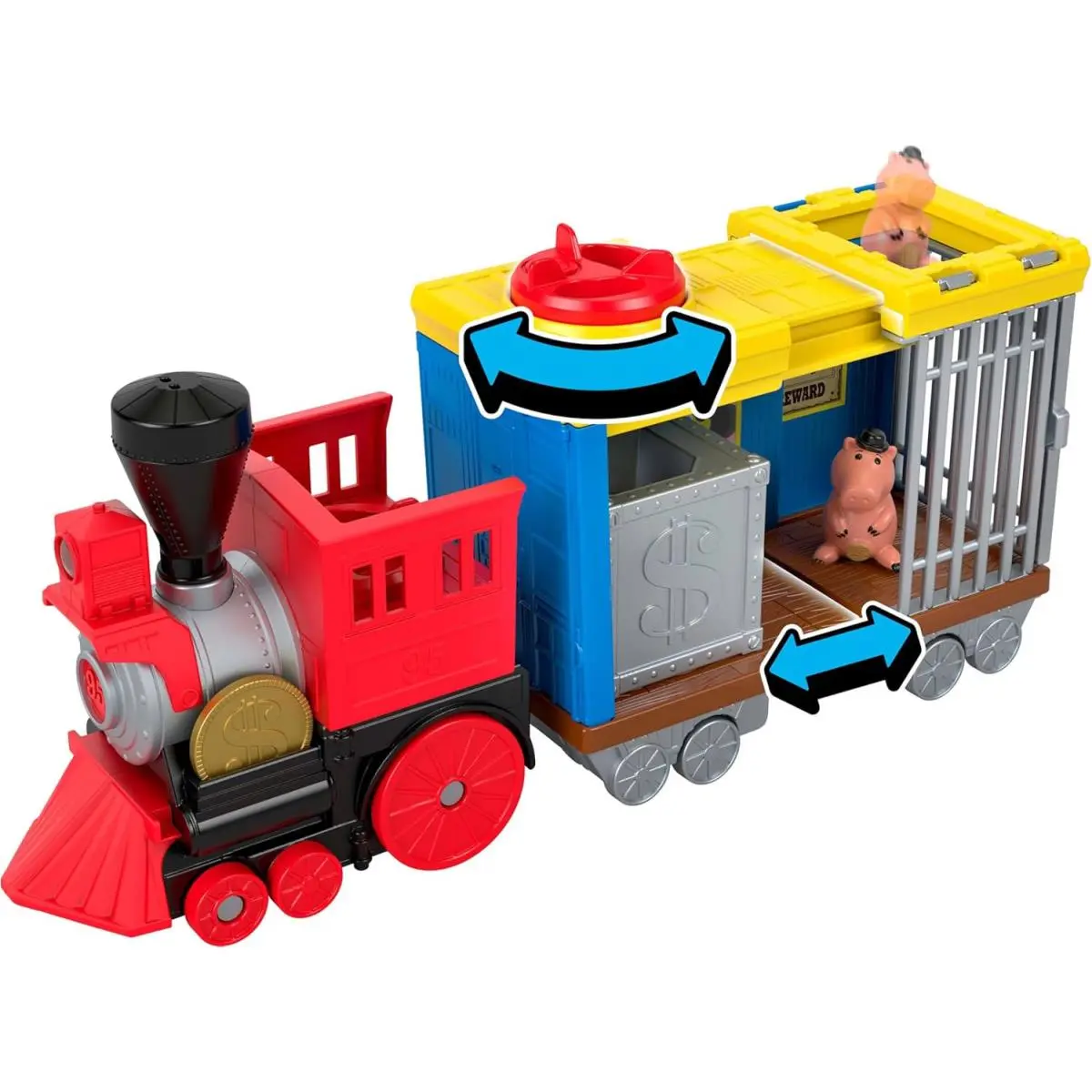 Imaginext Toy Story Woody’s Round Up Train Toy Vehicle with Lights Sounds