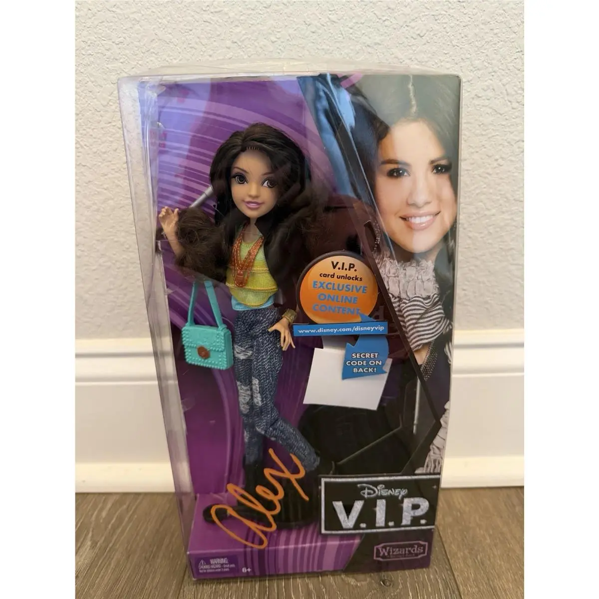 Alex Russo Wizards of Waverly Place Disney V.i.p. Doll Mattel Selena Gomez Nrfb
