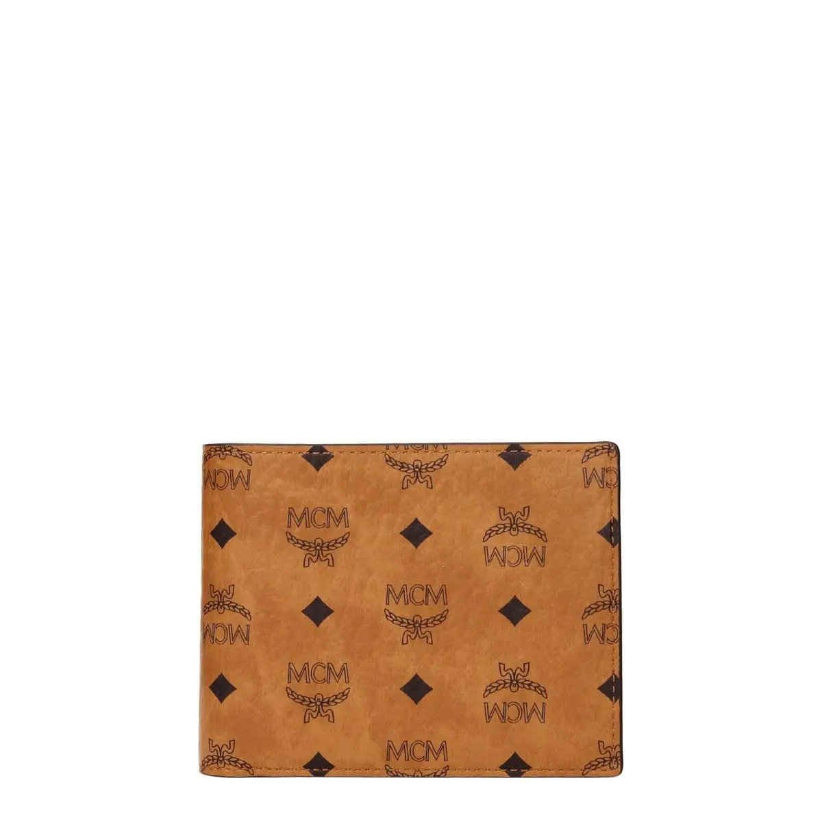 Mcm Brown Fabric Wallet