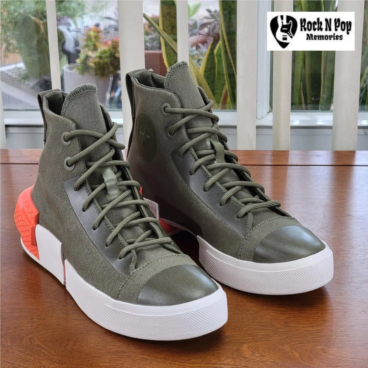 Converse shoes - All Star Disrupt CX Hi - 167049C - Field Surplus / White / Wild Mango 11