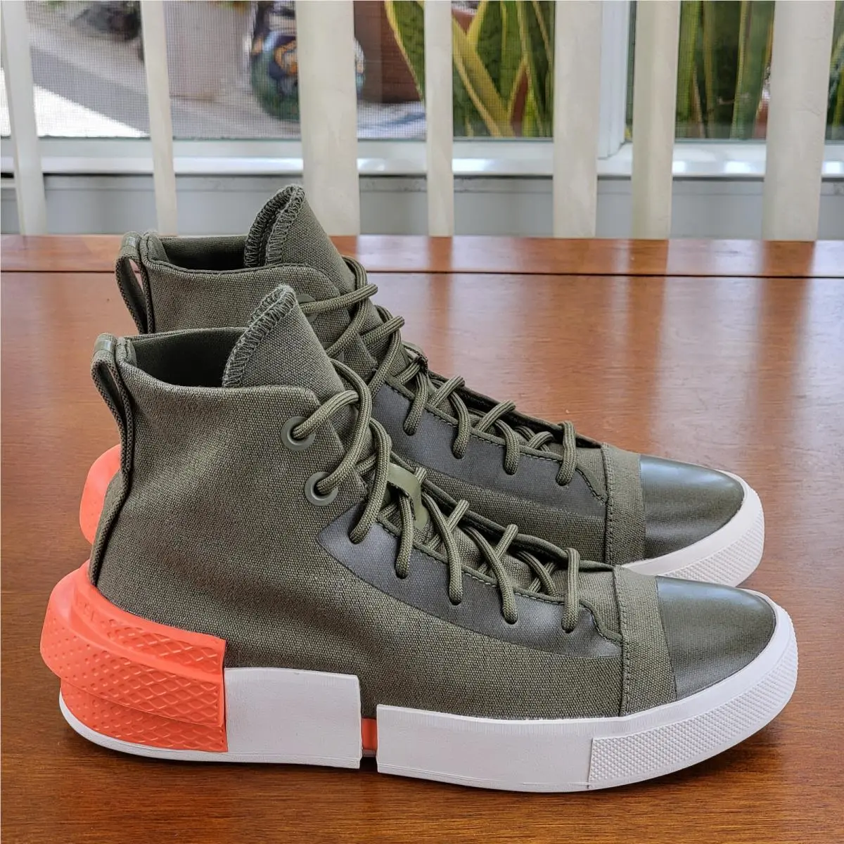 Converse shoes - All Star Disrupt CX Hi - 167049C - Field Surplus / White / Wild Mango 13
