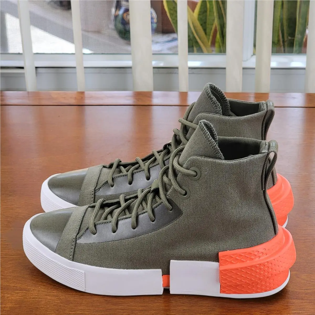 Converse shoes - All Star Disrupt CX Hi - 167049C - Field Surplus / White / Wild Mango 14