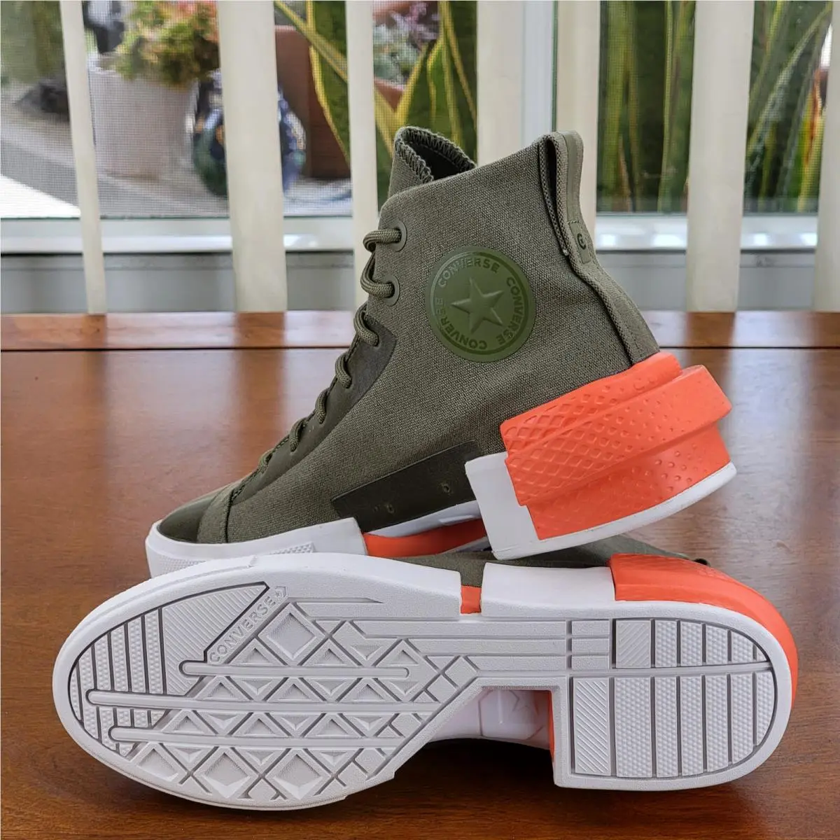 Converse shoes - All Star Disrupt CX Hi - 167049C - Field Surplus / White / Wild Mango 16