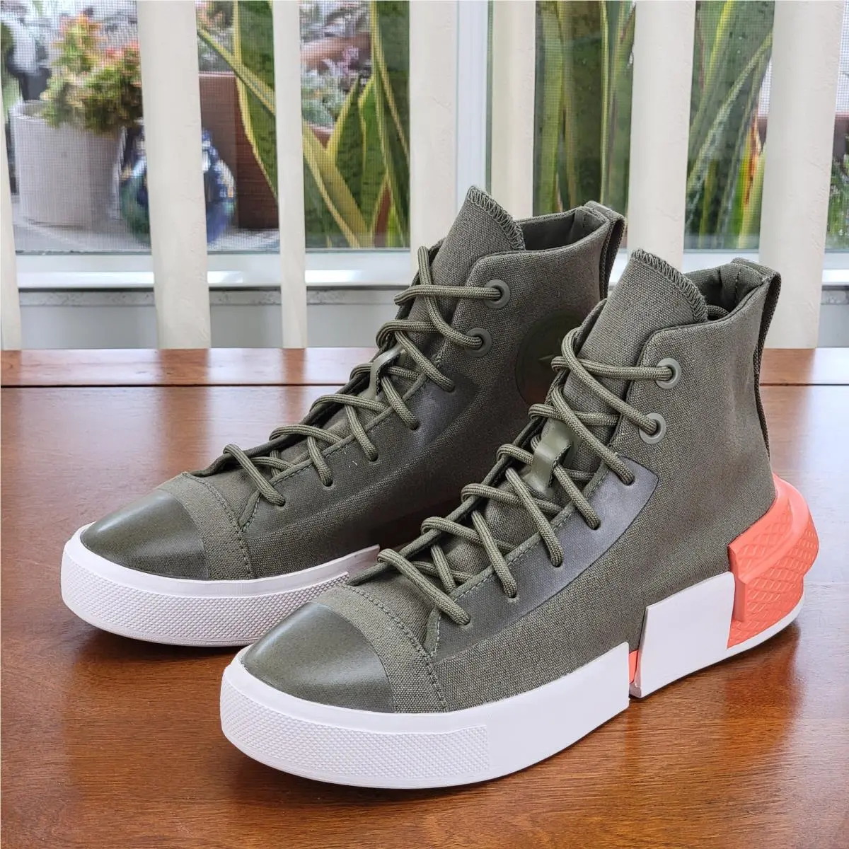 Converse shoes - All Star Disrupt CX Hi - 167049C - Field Surplus / White / Wild Mango 22