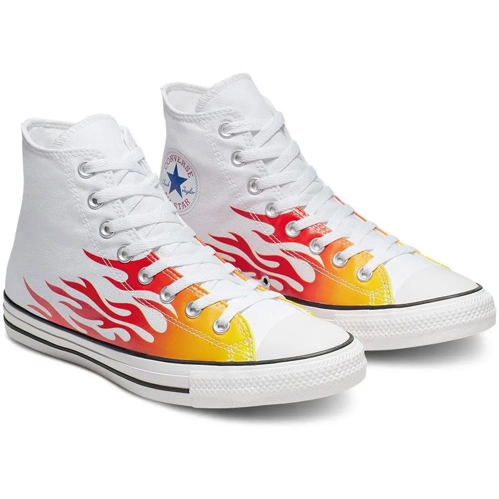 Converse shoes - 166257C - 166257C - White / Enamel Red / Fresh Yellow 0