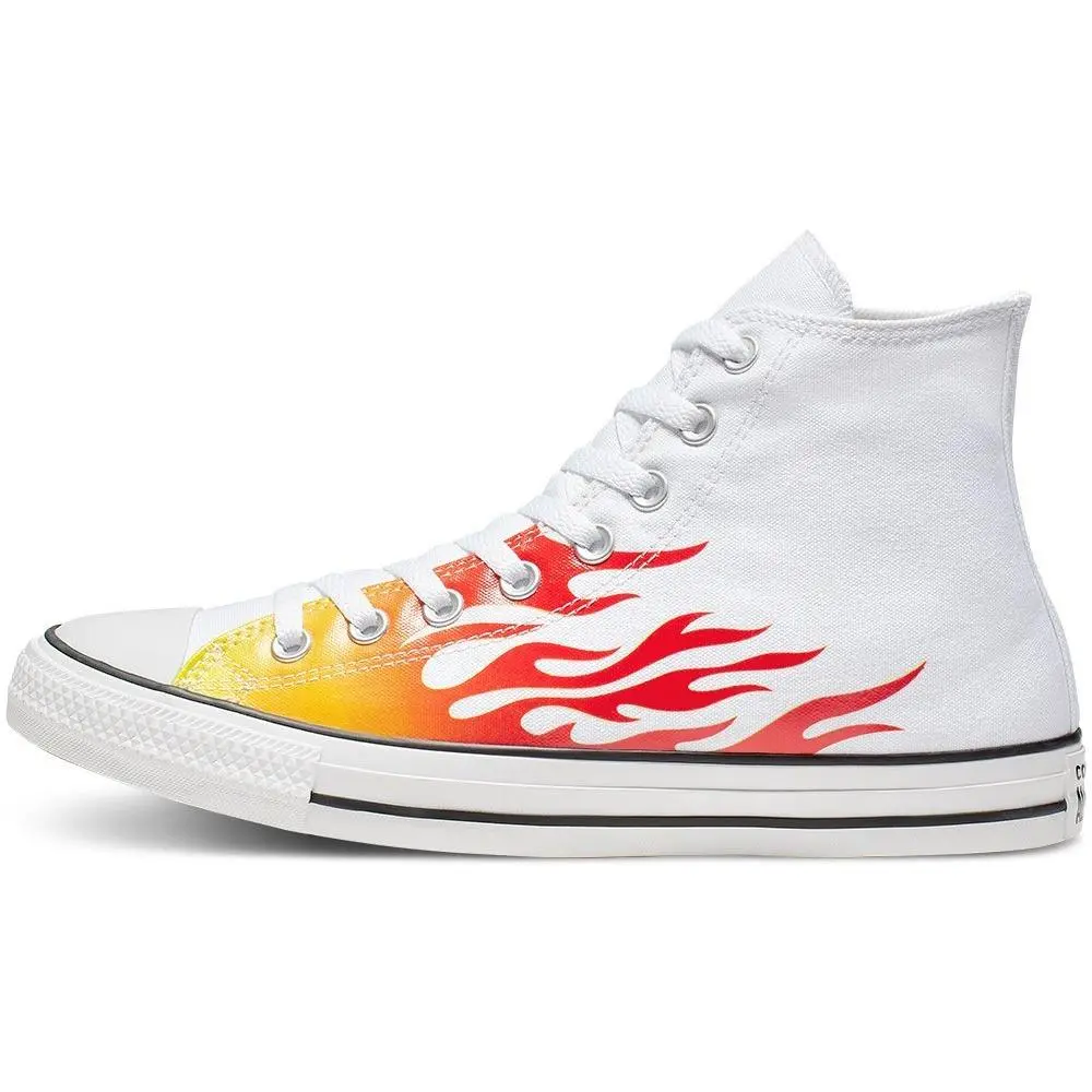 Converse shoes - 166257C - 166257C - White / Enamel Red / Fresh Yellow 7