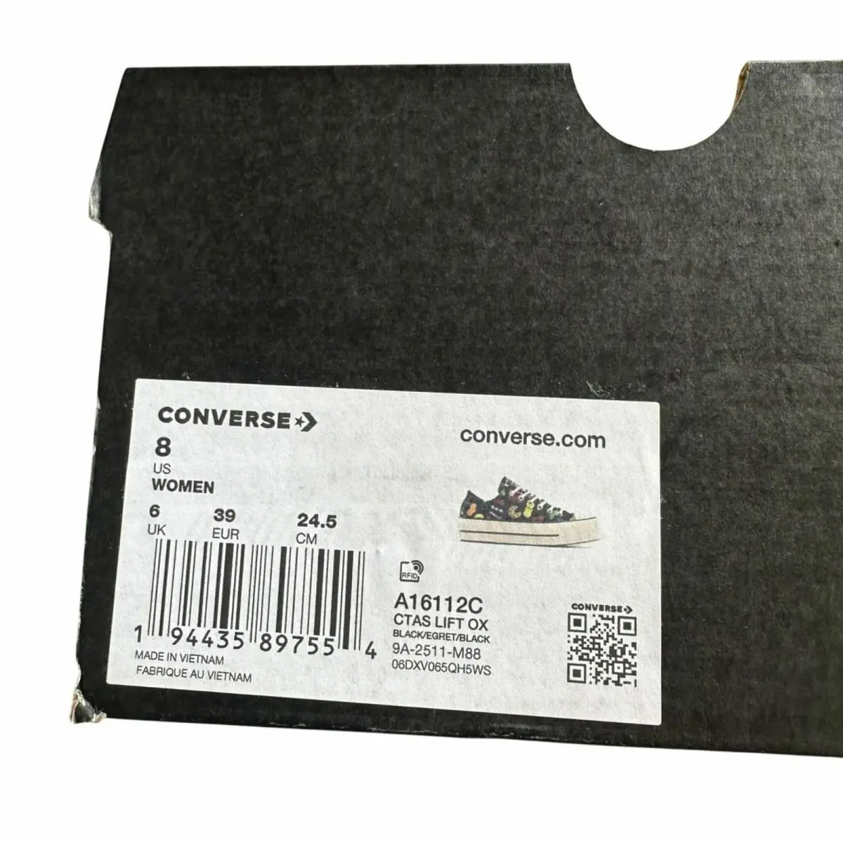 Converse shoes - Converse Lift Platform Market Essentials - A16112C - Black (UPC: 194435897554) 6