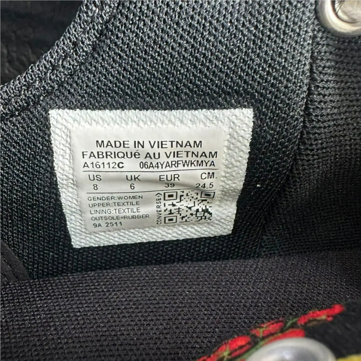 Converse shoes - Converse Lift Platform Market Essentials - A16112C - Black (UPC: 194435897554) 9