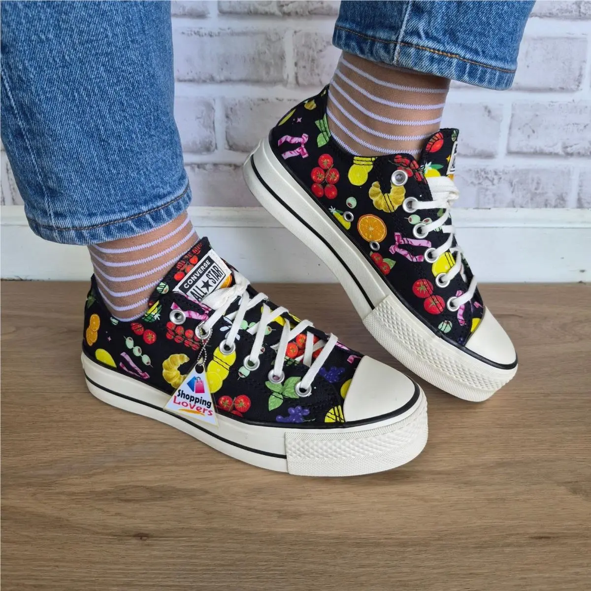 ⭐converse Lift Platform Market Essentials 7.5 Womens Shoes Sneaker Black A16112C by Converse