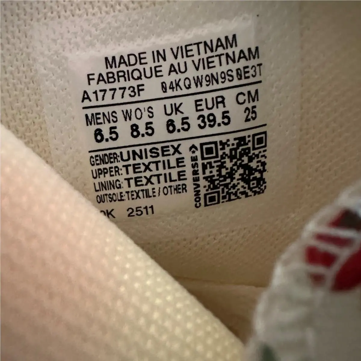 Converse shoes - Converse Chuck Taylor - Chuck Taylor - A17773F - Egret (UPC: 194435907994) 9