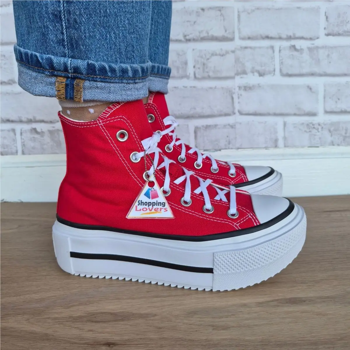 Converse shoes - Converse Chuck Taylor All Star Lift - A15542C - Red (UPC: 194435646329) 3