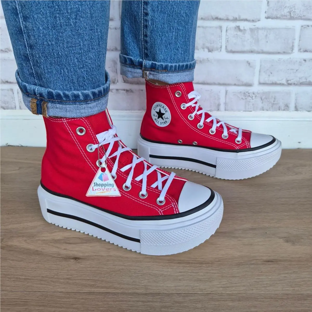 Converse shoes - Converse Chuck Taylor All Star Lift - A15542C - Red (UPC: 194435646329) 4