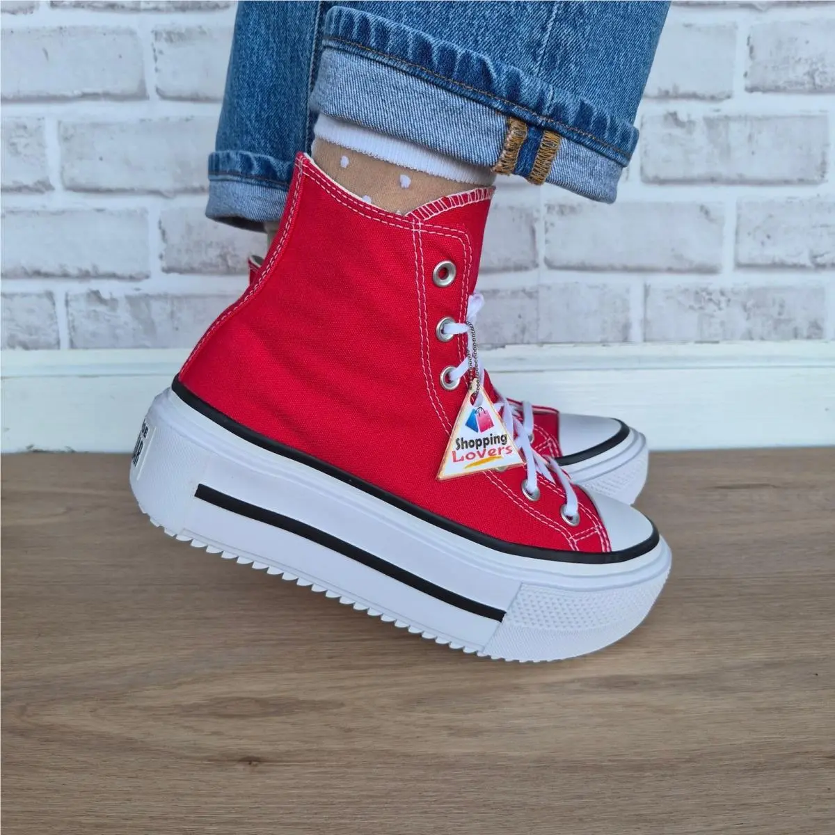 Converse shoes - Converse Chuck Taylor All Star Lift - A15542C - Red (UPC: 194435646329) 5