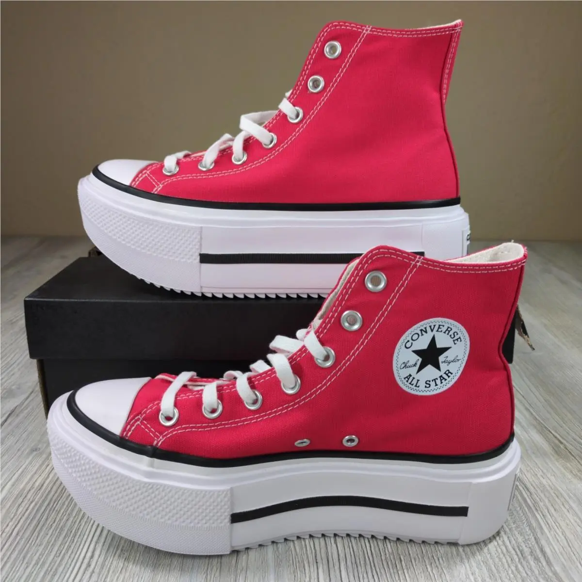 Converse shoes - Lift Double Stack - Lift Double Stack - A15542C - Red 0