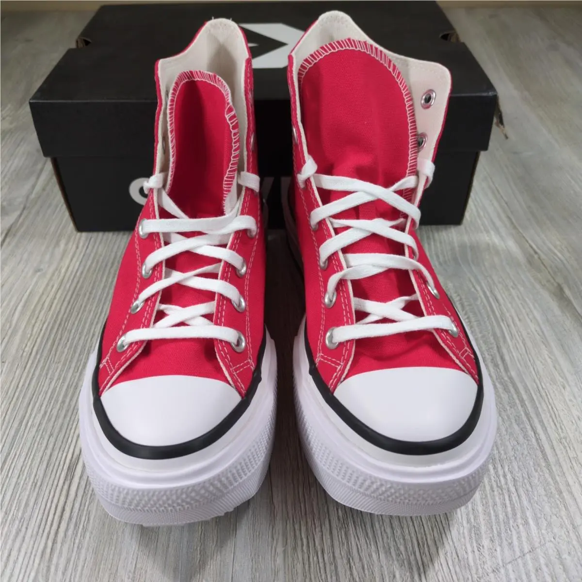 Converse shoes - Lift Double Stack - Lift Double Stack - A15542C - Red 1