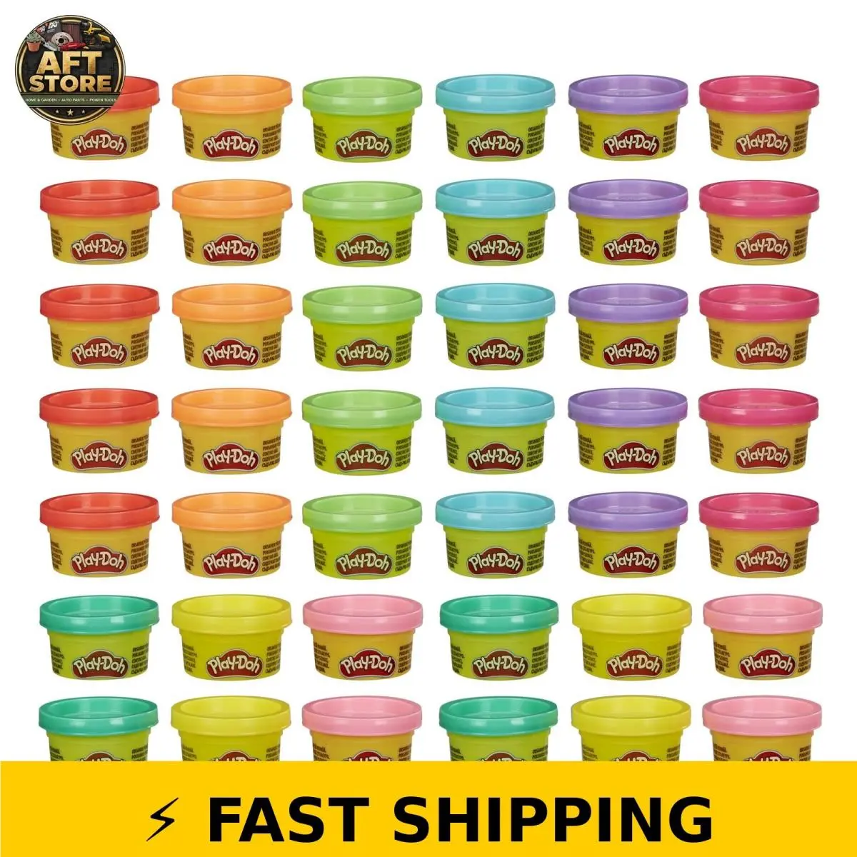 Play-doh 42-Pack Assorted Colors Modeling Compound - Kids Arts Crafts