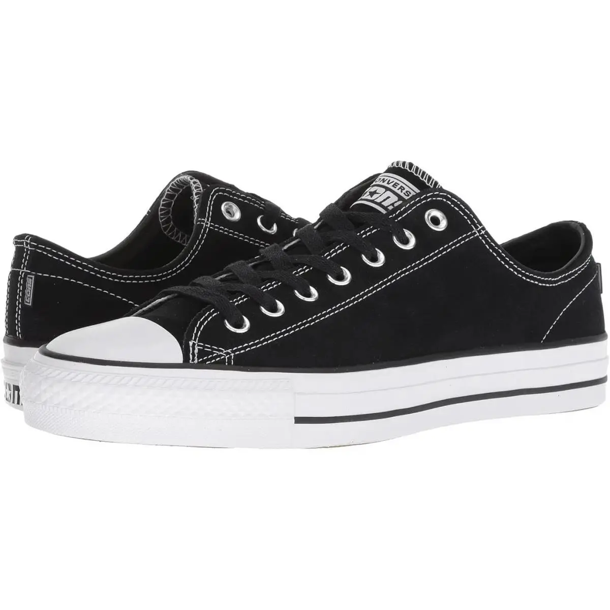 Converse 1599574C Cts Pro Ox Black White Velour Men 9.5