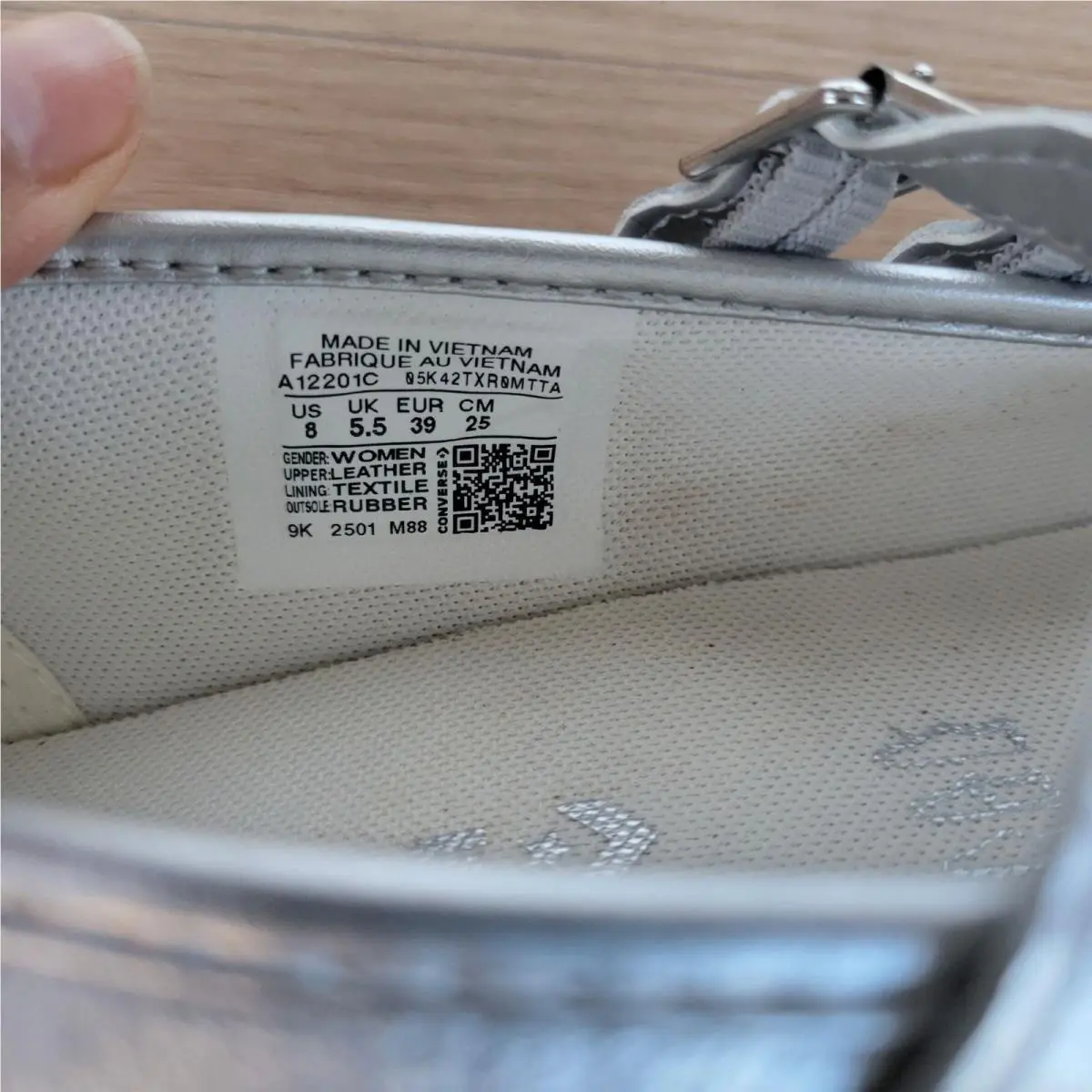 Converse shoes - Converse Chuck Taylor All Star Dainty - A12201C - Gray (UPC: 194435121901) 7