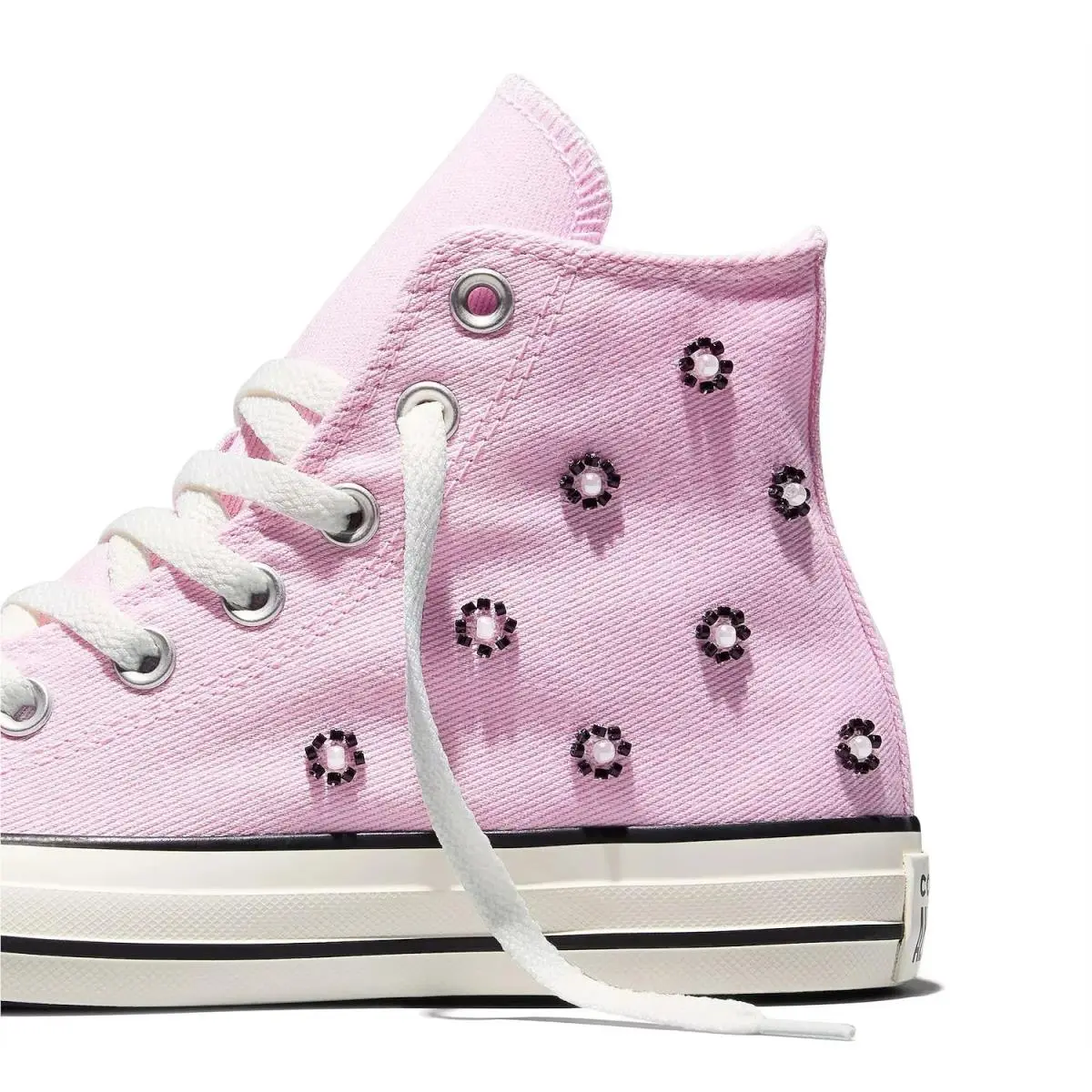 Converse shoes - All-Star Beaded - Beaded - A17780C - New Found Bloom, Egret & Black 3