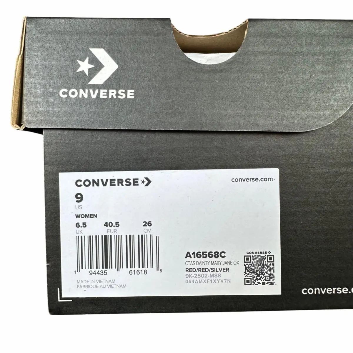 Converse shoes - Converse Chuck Taylor Dainty - Chuck Taylor Dainty - A16568C - Red (UPC: 194435616186) 5