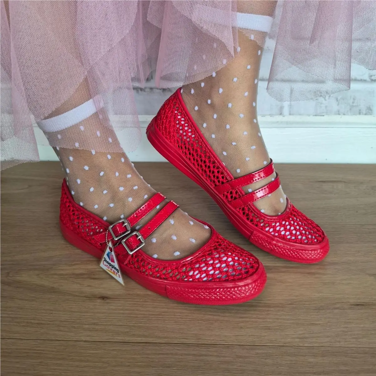 ⭐converse Chuck Dainty Mary Jane Knit Size 9 Women`s Shoes Sneakers Red A16568C by Converse