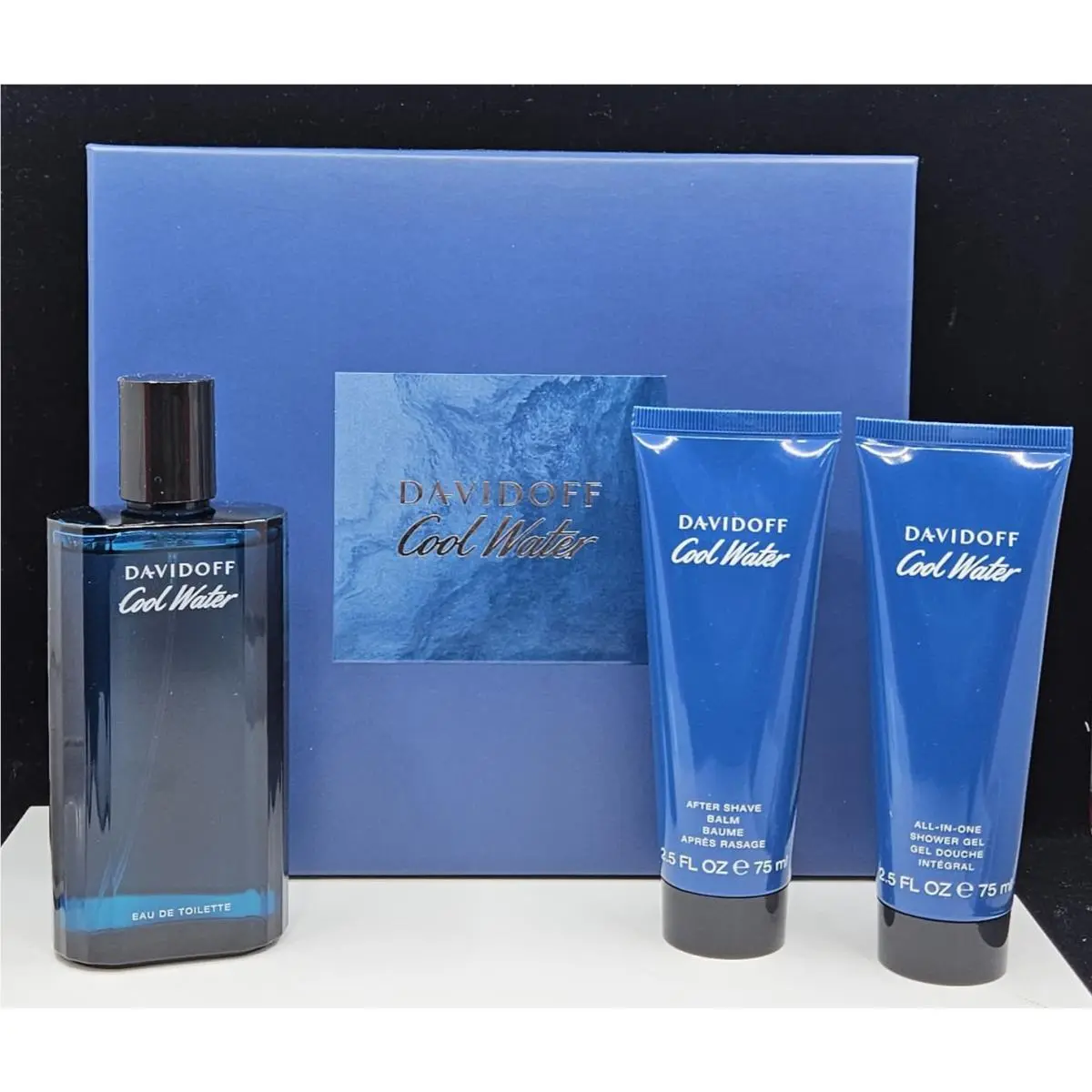 Davidoff Cool Water by Fragrance Spray 3 Piece Edt+shower Gel+after Shave