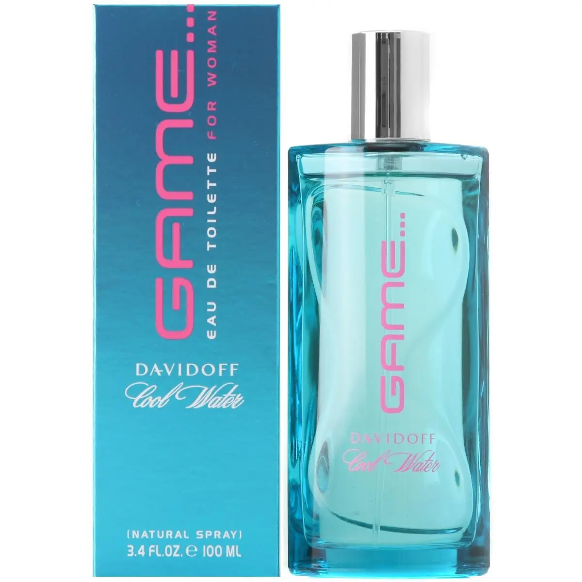 Cool Water Game by Davidoff For Women 3.4 oz Eau de Toilette Spray Vintage Rare