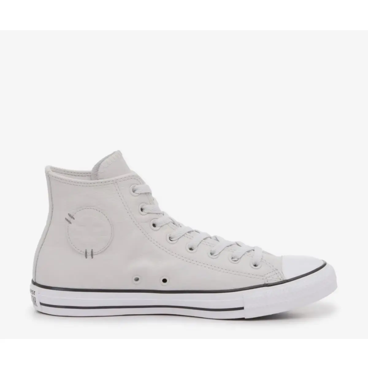 Converse Sneakers Grey Chuck Taylor All Star Leather High Tops Size M 9 W 11